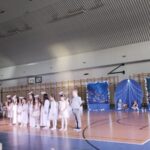 Uczniowie klasy II ze szkoły podstawowej nr 3 w trakcie swojego występu Jasełkowego