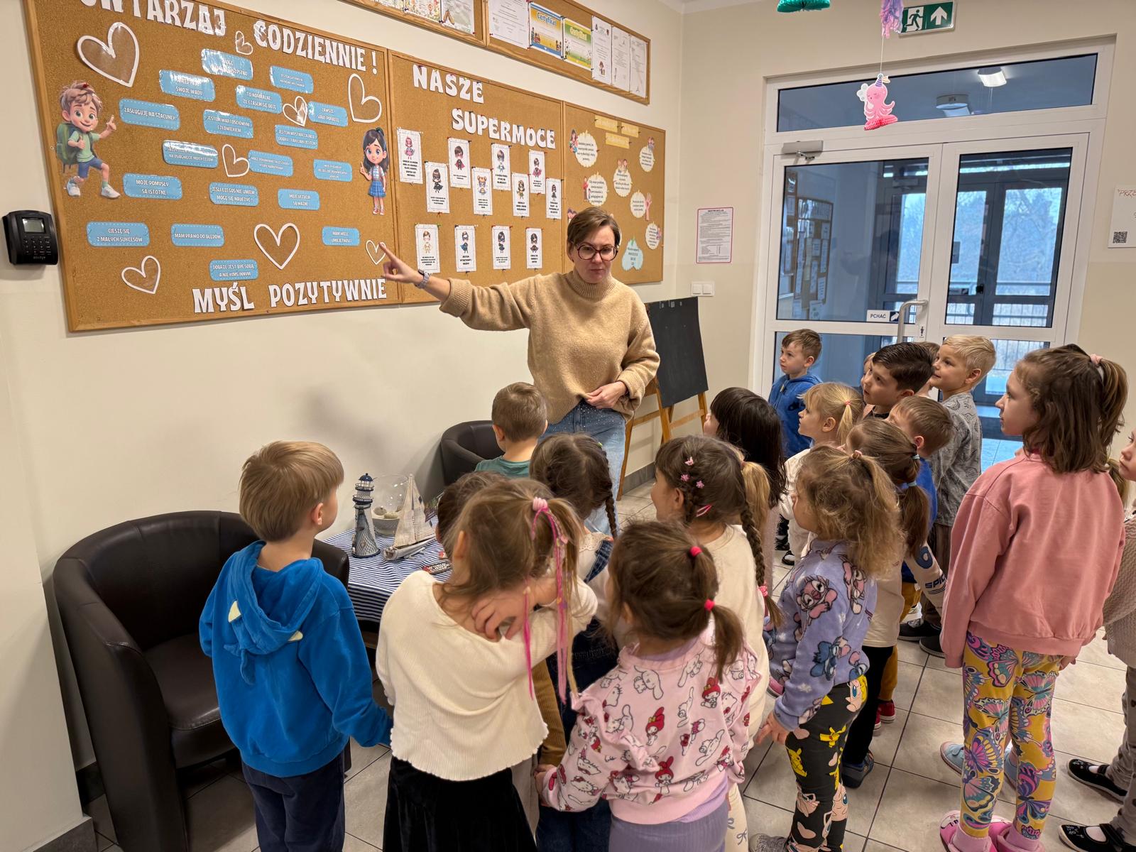 "Powtarzaj codziennie-myśl pozytywnie" wspólne czytanie sekwencji