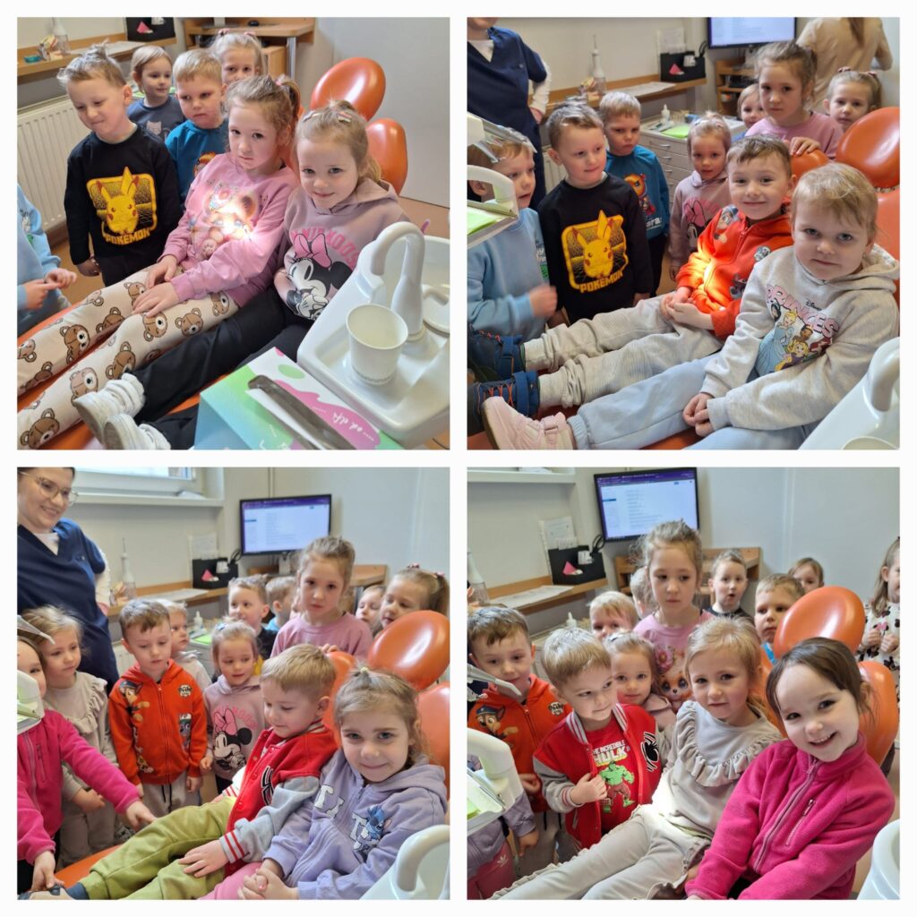 Wizyta "Niedźwiadków" w gabinecie dentystycznym.