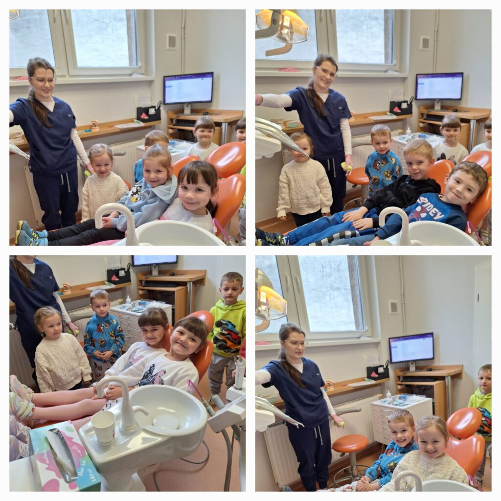 Wizyta "Niedźwiadków" w gabinecie dentystycznym.