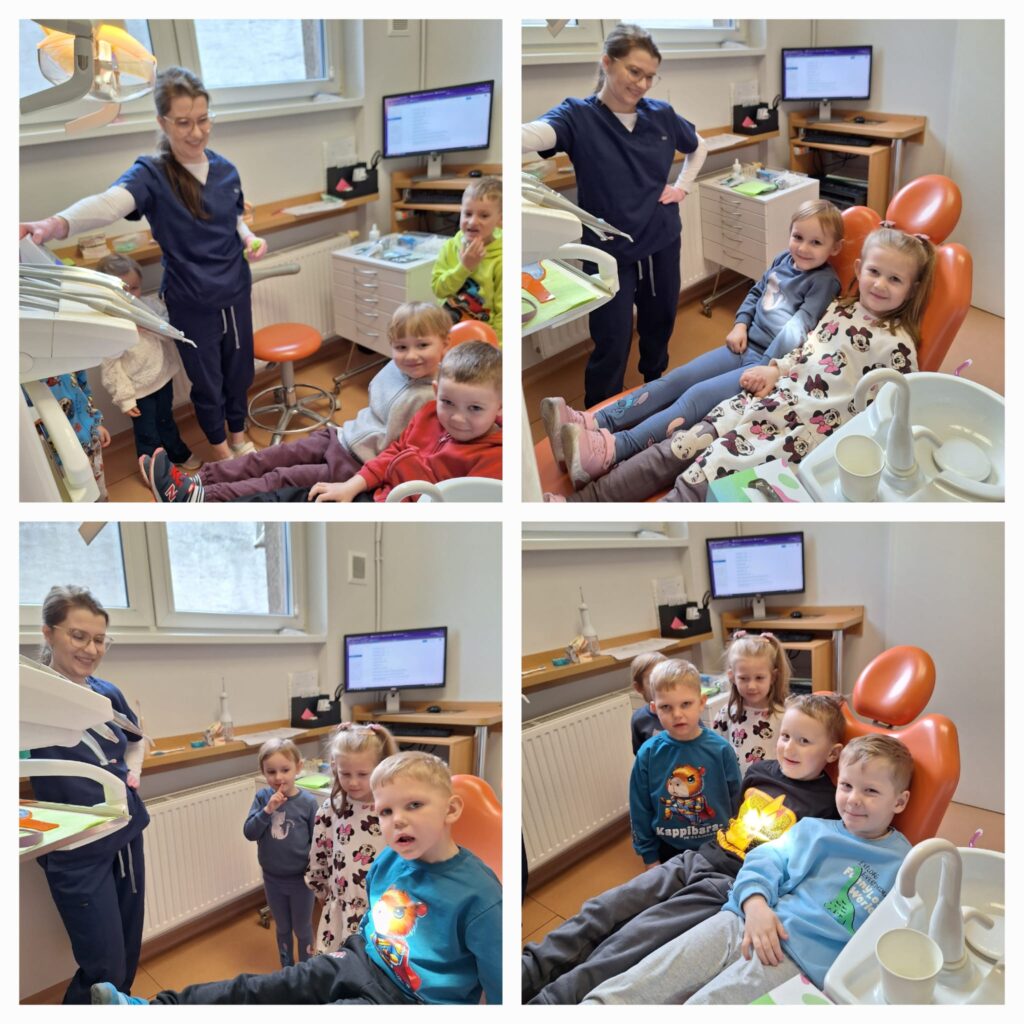 Wizyta "Niedźwiadków" w gabinecie dentystycznym.