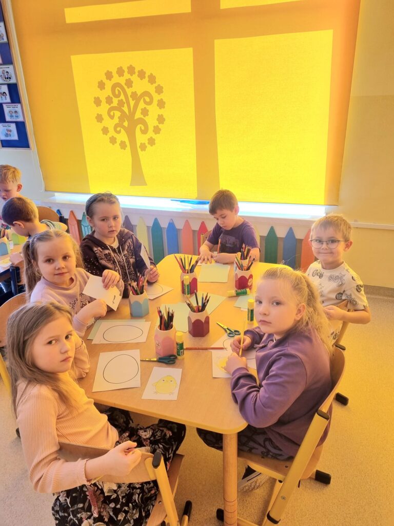 Twórcze działania przedszkolaków.