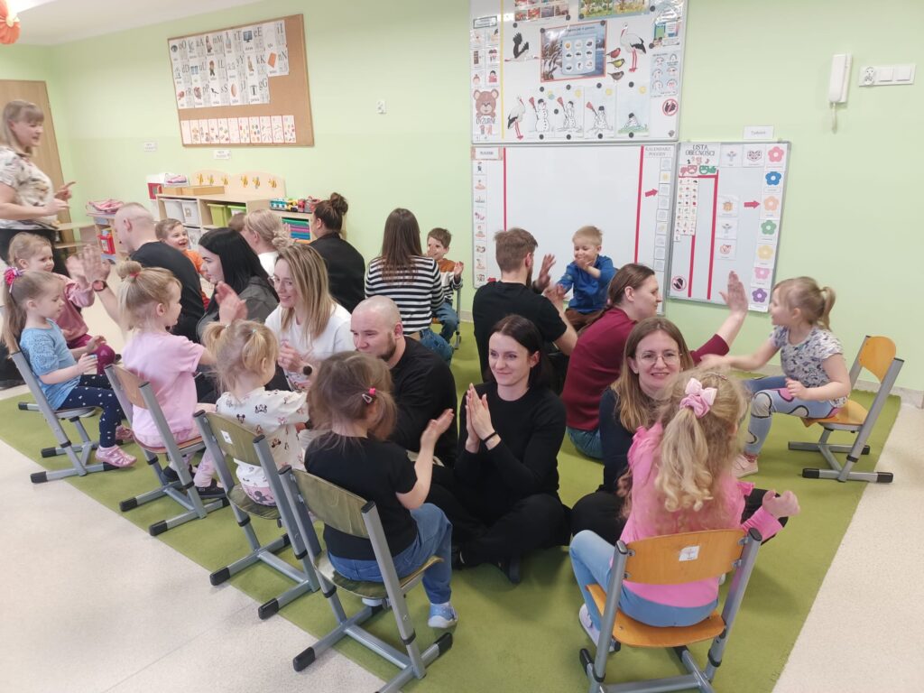 Zajęcia otwarte w grupie "Słoneczka"