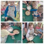 Ciasto na gofry w przygotowaniu-dodawanie kolejnych składników