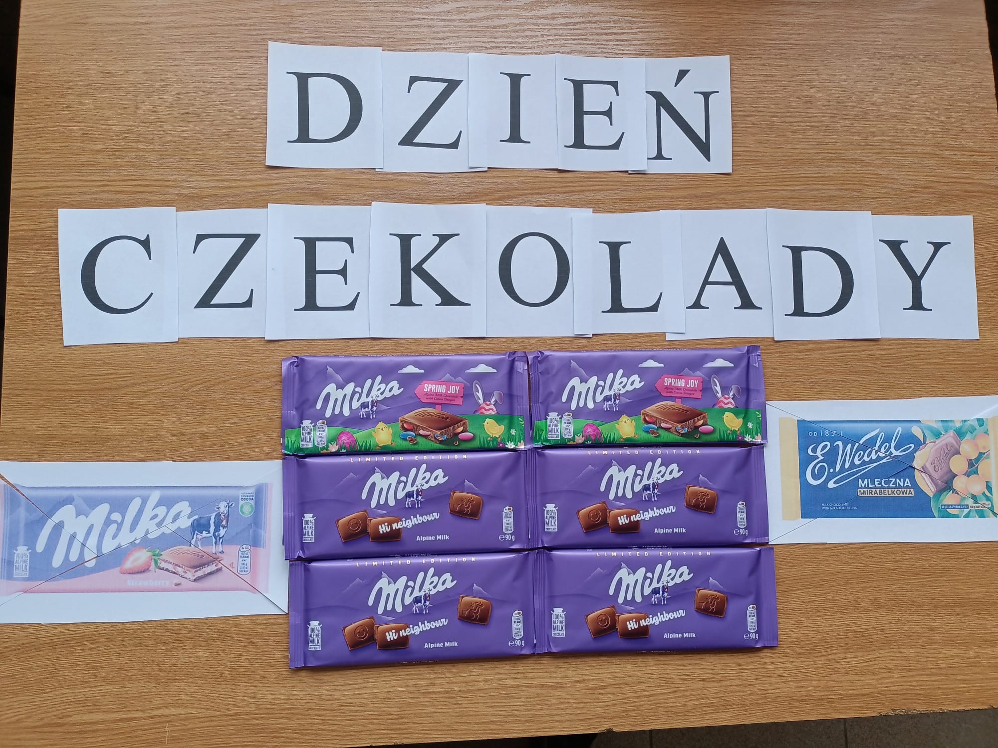 Dzień czekolady w grupie Mądre Sowy