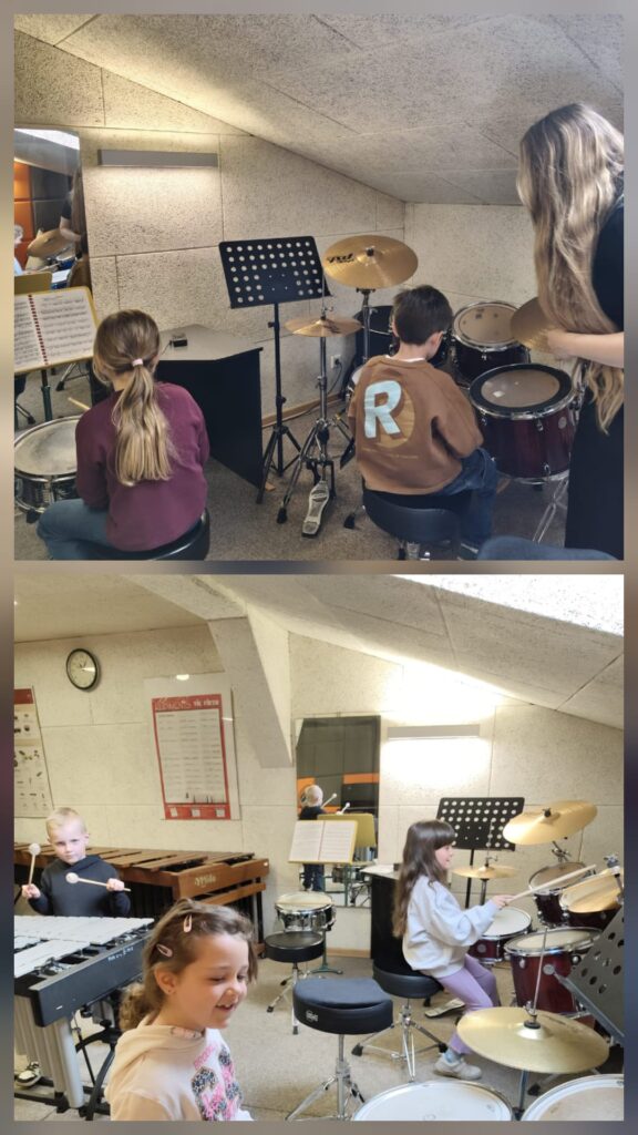 "Mądre Sowy" grają na instrumentach