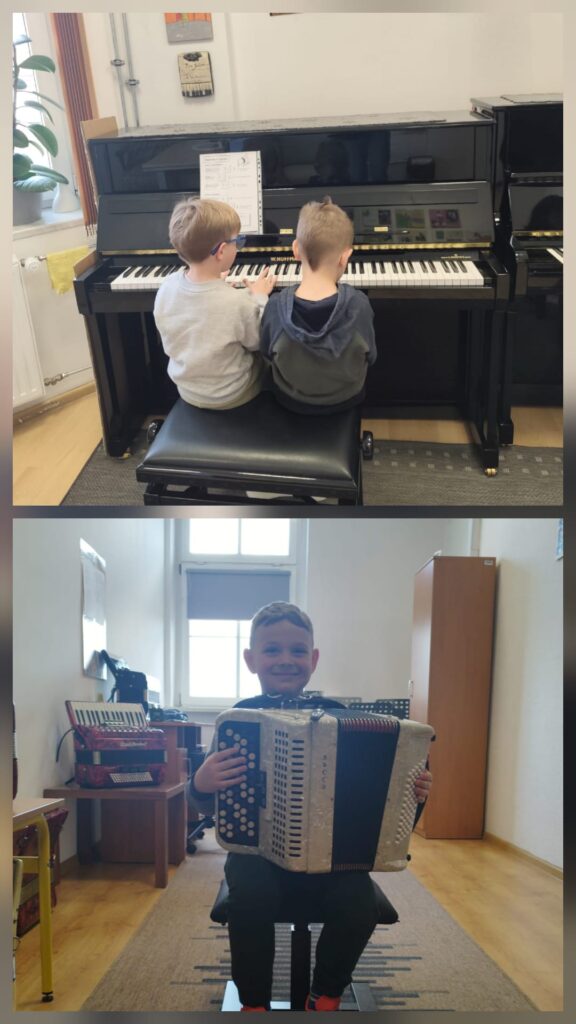 "Mądre Sowy" grają na instrumentach