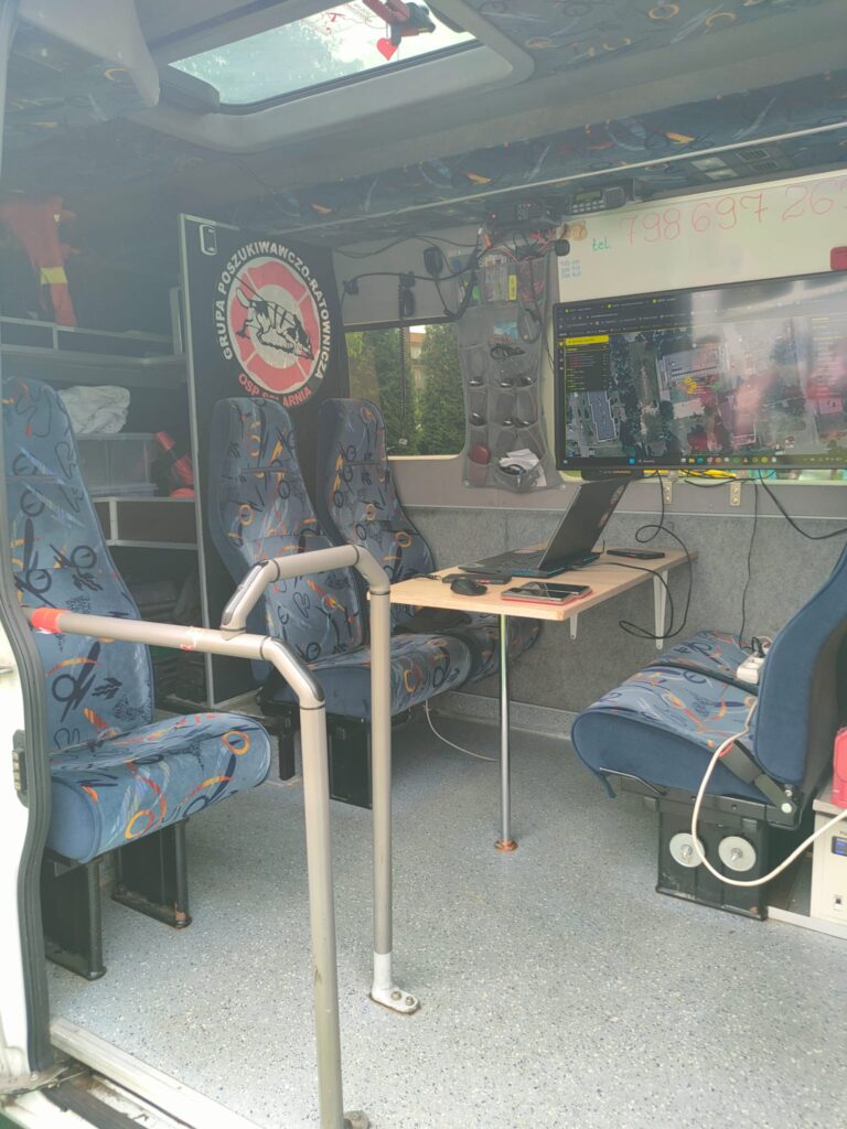 Oglądanie sprzętu ratowniczego.